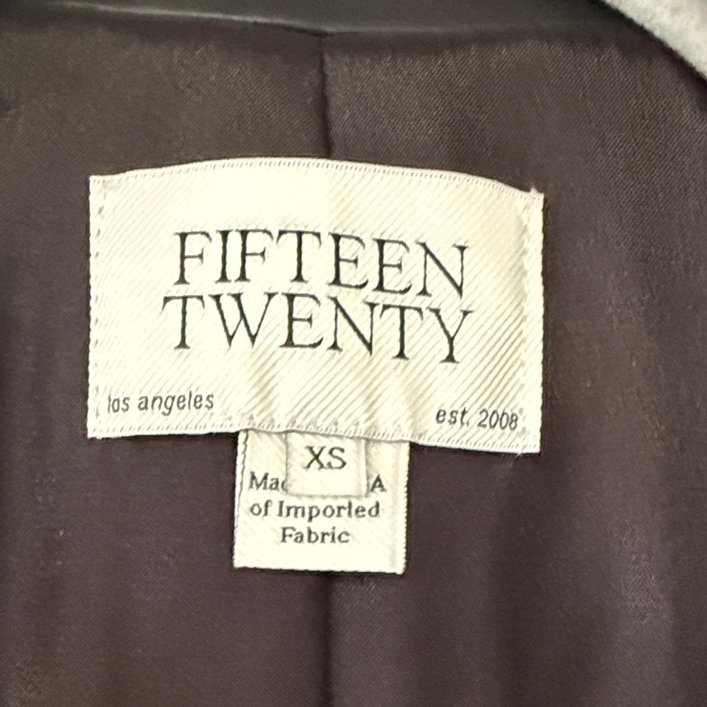 FifteenTwenty Brooklyn Wool Blend Vest Brown and Black Sleeveless sz XS - Picture 7 of 12